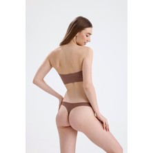 Jeune & Jolie Dikişsiz Lazer Kesim Kadın Tanga Külot 3'lü Set - Seamless Iç Çamaşırı