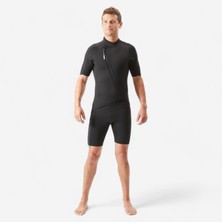 Decathlon 2 mm Kalınlığında Erkek Neopren Shorty Füme Renkli Yüksek Konfor ve Hareket Serbestliği