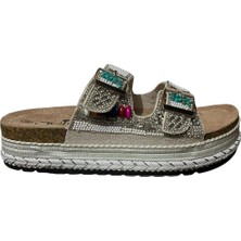 Orijinal Guja 103 Ortopedik Mantar Topuk Şık Bayan Terlik