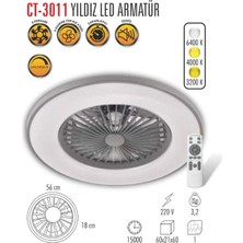 Cata CT-3011 Yildiz LED Tavan Vantilatör