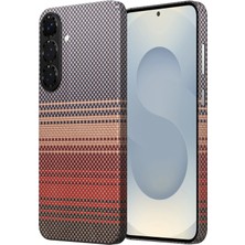 Keephone Samsung Galaxy S25 Uyumlu Kılıf Magsafe Şarj Özellikli 0,5 Süper Ince Aramid Karbon Fiber Kevlar Kapak