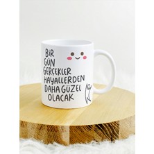 Deepcraft Eğlenceli Güzel Sözler Kupa Hediyelik Kupa 300ML