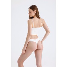 Jeune & Jolie Pamuklu Kadın Tanga Külot 6’lı Set - Yumuşak Ve Rahat Iç Çamaşırı