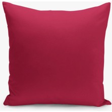 Çift Taraflı Dijital Baskı Kırlent Kılıfı Düz