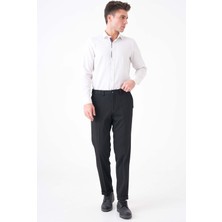 Workman® Flexbelt™ Kızaklı Iç Lastikli Siyah Erkek Pantolon: Gizli Esnek Bel Tasarımıyla Gün Boyu Konfor
