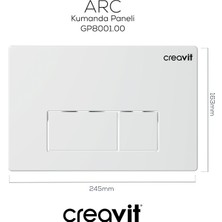Arc Beyaz Kumanda Paneli