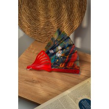 Van Gogh Papatya Tablosu Yelpaze | Dekoratif | Hediyelik |