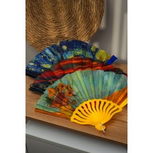 Van Gogh Papatya Tablosu Yelpaze | Dekoratif | Hediyelik |