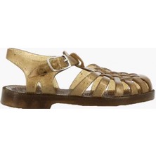 Meduse Kahverengi Kadın Sandalet Düz Tasarım Suya Dayanıklı Chanvre Malzeme ile Günlük Kullanım