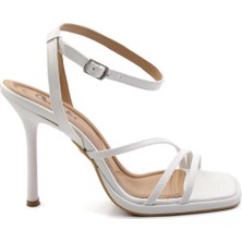 Beyaz  Kadın Abiye Ayakkabı K05726222209