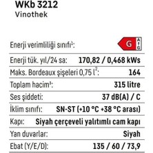 Liebherr Wkb 3212 Vinothek Şarap Saklama Dolabı