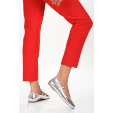 Kadın Cilt Hakiki Deri Bantlı Babet 1033