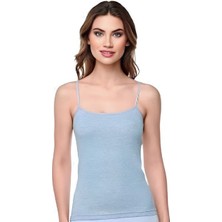 Seher Yıldızı Kadın 6'lı Paket Pamuklu Ribana Ip Askılı Atlet