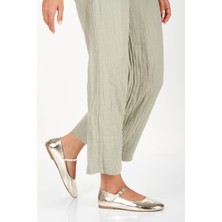 İnyola Shoes Kadın Cilt Hakiki Deri Bantlı Babet 1033