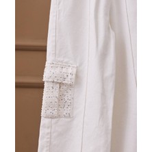 Kız Pul Detaylı Ceket Tshirt Pantolon Takım