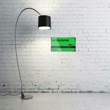 Denizlispor Metal Posteri - Sokak Tabelası Görünümlü Parlak Tablo / Eskitme