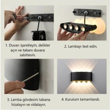 CT-8013 15W Dış Mekan Modern Aplik Kapri Amber (Parla)