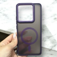 Redmi Note 14 4g Uyumlu Magsafe Özellikli Esnek Kenar Korumalı Mat Kılıf