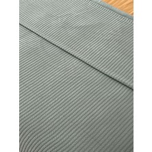 Zeren Home Saç Örgü Modelli Çift Kişilik Pamuklu Pike Takımı Mint 220 x 220 cm