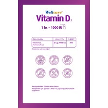 Wellcare Vitamin D3 1000 IU 30 ML