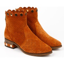 8018  Kadın Süet Hakiki Deri Yazlık Bot