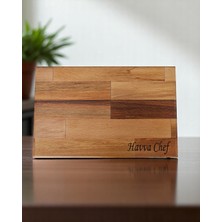 Royal Hediyelik 30X20CM Kişiye, Isime Özel, Servis Tahtası Chef Kitchen Yazılı 4 Ayaklı