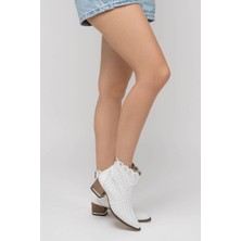 8018  Kadın Süet Hakiki Deri Yazlık Bot