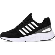 M.p Erkek Günlük Rahat Sneaker Ayakkabı - Siyah-Beyaz - 42