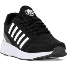 M.p Erkek Günlük Rahat Sneaker Ayakkabı - Siyah-Beyaz - 42