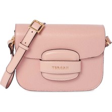 Pembe Hakiki Deri Kadın Çapraz Askılı Çanta - S24Y1BC79781-S9Y