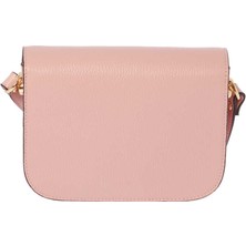 Pembe Hakiki Deri Kadın Çapraz Askılı Çanta - S24Y1BC79781-S9Y