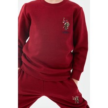 U.s. Polo Assn. Erkek Çocuk Bordo Eşofman Takımı