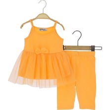 Kız Çocuk Tüllü Elbise Taytlı Yeni Sezon