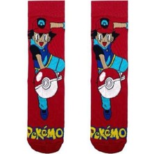 Pokemon Ash Soket Çorap