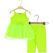 Kız Çocuk Tüllü Elbise Taytlı Yeni Sezon