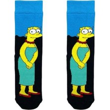 Marge Simpson Soket Çorap