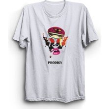 Prodigy, Poster, Rock Metal Müzik Grubu Unisex %100 Pamuk Tişört