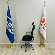 Power Başlıklı File Krom Ayaklı Personel Çalışma Koltuğu Fırat Ofis