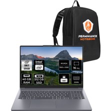 Lenovo Ideapad Slim 3 Intel Core I7 13620H 40GB 512GB SSD 16" Fhd+ Fdos Taşınabilir Bilgisayar & Per4 Çanta 83K2001VTRP311