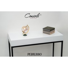 PERLUSSO-CONSOLE90-BEYAZ-LAKE Gizli Bölmeli Dresuar