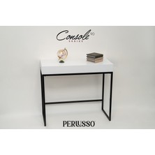 PERLUSSO-CONSOLE90-BEYAZ-LAKE Gizli Bölmeli Dresuar