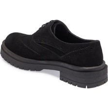 İnyola Shoes Kadın Hakiki Süet Deri Oxford Ayakkabı 4040
