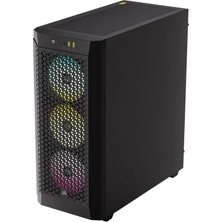 Corsaır 480T 3XAR120 Rgb Fanlı 750W 80PLUS Bronze Midt Atx Siyah Kasa