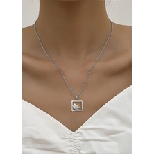 TabiTela 925 Ayar gümüş kolye yaprak SM1328