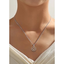 TabiTela 925 Ayar gümüş kolye güneş SM378