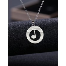 TabiTela 925 Ayar gümüş kolye nota SM1310