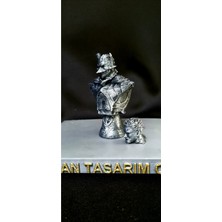 Guts Berserk Değişebilen 2 Başlıklı Büst Figür 10 cm