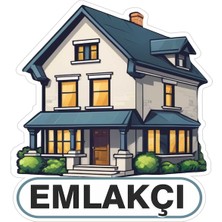 Kişiye Özel Emlakçı Meslek Sticker