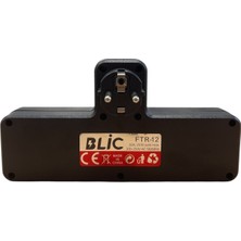 Termal Akım Korumalı 3'lü Duvar Tipi Priz Priz 3 x Usb, 1 x Type-C 20W Pd Giriş - Ftr-12