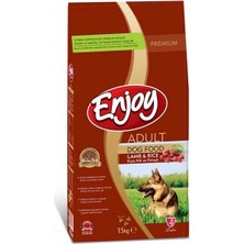 Enjoy Kuzulu ve Pirinçli Yetişkin Köpek Maması 15 kg